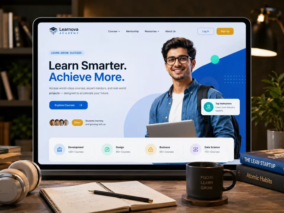 Sitio web · E-learning
