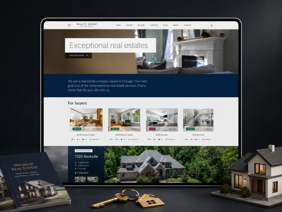 Sitio web · Inmobiliaria
