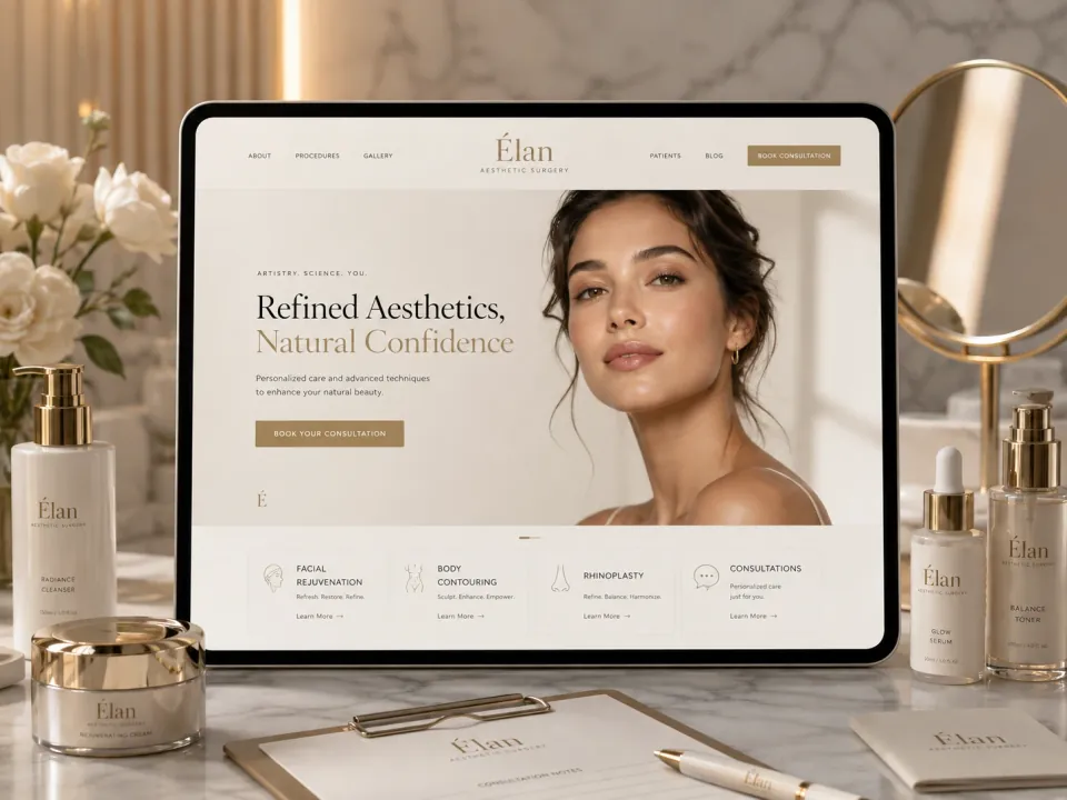Sitio web · Cirugía estética