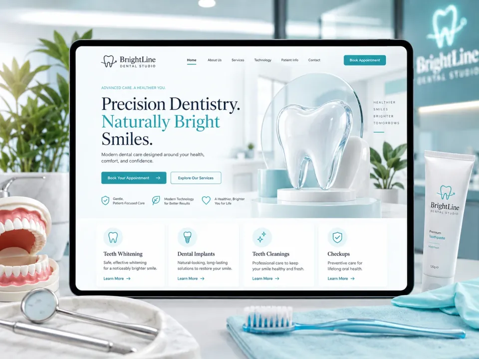 Sitio web · Odontología